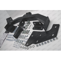 FA 0724-E Бизон Фаркоп на Hyundai Santa Fe 2012-2018, Kia Sorento II XM 2012-2020. Требуется подрезка бампера. Тип шара: E (легкосъемный шар под квадрат). Нагрузки: 3000/120 кг