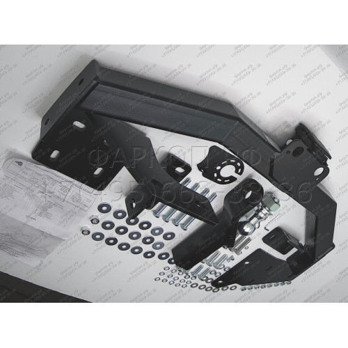 FA 0724-E Бизон Фаркоп на Hyundai Santa Fe 2012-2018, Kia Sorento II XM 2012-2020. Требуется подрезка бампера. Тип шара: E (легкосъемный шар под квадрат). Нагрузки: 3000/120 кг. Не комплектуется электрикой