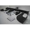 FA 0829-E(N) Бизон Фаркоп с хромированной накладкой на Ford Ranger 2013-2022, Mazda BT-50 2012-2020 без подрезки бампера. Тип шара: E (легкосъемный шар под квадрат). Нагрузки: 3000/120 кг. Не комплектуется электрикой