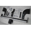 FA 0829-E(N) Бизон Фаркоп с хромированной накладкой на Ford Ranger 2013-2022, Mazda BT-50 2012-2020 без подрезки бампера. Тип шара: E (легкосъемный шар под квадрат). Нагрузки: 3000/120 кг. Не комплектуется электрикой