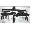 FA 0857-E(N) Бизон Фаркоп с хромированной накладкой на Mitsubishi L200 Long (удлиненный) 2013-2015 без подрезки бампера. Тип шара: E (легкосъемный шар под квадрат). Нагрузки: 3500/120 кг. Не комплектуется электрикой