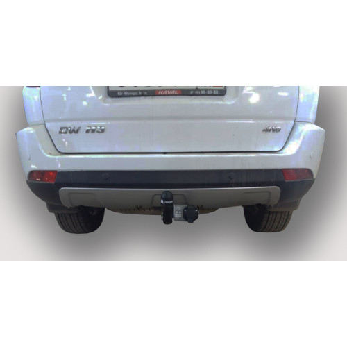 G103-A Лидер-плюс ТСУ для Great Wall Hover H3 2010-2016, DW Hower 2017-2019. Требуется подрезка бампера. Нагрузки: 1200/75 кг, масса фаркопа 18,4 кг (без электрики в комплекте)