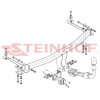 H-068 STEINHOF Фаркоп на Honda Jazz 2002-2008. Требуется подрезка бампера. Тип шара: AH (горизонтальное быстросъемное крепление шара на ключе). Нагрузки: 1000/70 кг, масса фаркопа 17 кг (без электрики в комплекте)