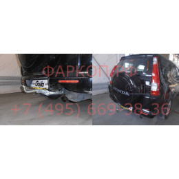 H050A GALIA Полностью оцинкованный фаркоп на Honda CR-V 2002-2007. Особенности: запасное колесо на задней двери. Тип шара: A. Установка без снятия и выреза 
