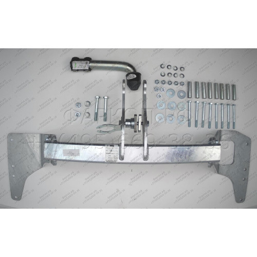 H050A GALIA Полностью оцинкованный фаркоп на Honda CR-V 2002-2007. Особенности: запасное колесо на задней двери. Тип шара: A. Установка без снятия и выреза бампера. Нагрузки: 1500/100 кг, масса фаркопа 17,52 кг