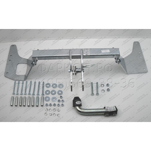 H050A GALIA Полностью оцинкованный фаркоп на Honda CR-V 2002-2007. Особенности: запасное колесо на задней двери. Тип шара: A. Установка без снятия и выреза бампера. Нагрузки: 1500/100 кг, масса фаркопа 17,52 кг