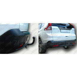 H104-A Лидер-плюс ТСУ для Honda CR-V 2012-2017. Требуется подрезка пластиковой защиты бампера. Нагрузки: 1500/75 кг, масса фаркопа 16,36 кг (без электрики в ко