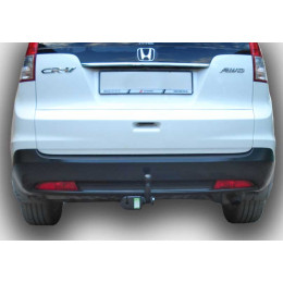 H104-A Лидер-плюс ТСУ для Honda CR-V 2012-2017. Требуется подрезка пластиковой защиты бампера. Нагрузки: 1500/75 кг, масса фаркопа 16,36 кг (без электрики в ко