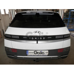 H110A GALIA Полностью оцинкованный фаркоп на Hyundai Ioniq 5 2021-. Тип шара: A. Невидимый вырез бампера. Нагрузки: 1600/100 кг, масса фаркопа 15,72 кг