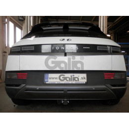 H110A GALIA Полностью оцинкованный фаркоп на Hyundai Ioniq 5 2021-. Тип шара: A. Невидимый вырез бампера. Нагрузки: 1600/100 кг, масса фаркопа 15,72 кг