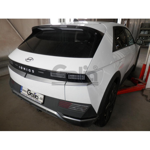 H110A GALIA Полностью оцинкованный фаркоп на Hyundai Ioniq 5 2021-. Тип шара: A. Невидимый вырез бампера. Нагрузки: 1600/100 кг, масса фаркопа 15,72 кг