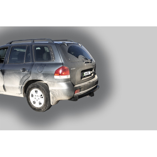 H205-E Лидер-плюс ТСУ для Hyundai Santa Fe 2001-2006, Hyundai Santa Fe Classic 2007-2013 без снятия и выреза бампера. Тип шара: E. Нагрузки: 1500/100 кг, масса фаркопа 22,8 кг (без электрики в комплекте)