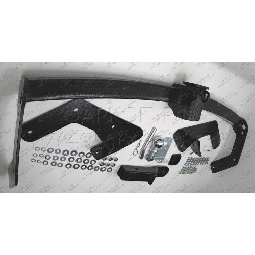 H205-E Лидер-плюс ТСУ для Hyundai Santa Fe 2001-2006, Hyundai Santa Fe Classic 2007-2013 без снятия и выреза бампера. Тип шара: E. Нагрузки: 1500/100 кг, масса фаркопа 22,8 кг (без электрики в комплекте)