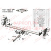 H226-BA TAVIALS ТСУ для Hyundai Tucson дорестайл 2015-2018, Kia Sportage 4 IV дорестайл 2016-2018 без снятия и выреза бампера. Тип шара: C (оцинкованный, съемный). Нагрузки: 1500/75 кг, масса фаркопа 16,84 кг (без электрики в комплекте)