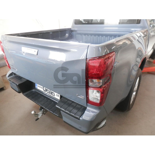 I022C GALIA Полностью оцинкованный фаркоп на Isuzu D-Max 2020-. Тип шара: C (горизонтальный съемный). Установка без снятия и выреза бампера. Нагрузки: 3500/250 кг, масса фаркопа 25,27 кг