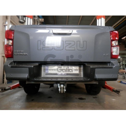 I022C GALIA Полностью оцинкованный фаркоп на Isuzu D-Max 2020-. Тип шара: C (горизонтальный съемный). Установка без снятия и выреза бампера. Нагрузки: 3500/25