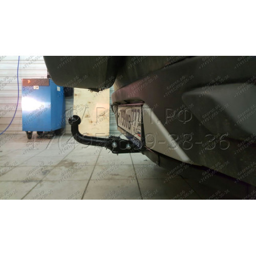 3985-A ORIS Фаркоп на Ford Ecosport 2WD/4WD 2014-2019 без выреза в бампере. Тип шара: A. Нагрузки: 1200/75 кг, масса фаркопа 18,4 кг (без электрики в комплекте)