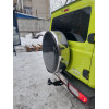 FA 0350-E(N) Бизон Фаркоп с хромированной накладкой на Suzuki Jimny 2018- без подрезки бампера. Тип шара: E (легкосъемный шар под квадрат). Нагрузки: 1800/130 кг. Не комплектуется электрикой