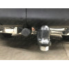 FA 0854-E(N) Бизон Фаркоп с хромированной накладкой на Nissan Pathfinder R52 2014-2021 без подрезки бампера. Тип шара: E (легкосъемный шар под квадрат). Нагрузки: 3200/120 кг. Не комплектуется электрикой