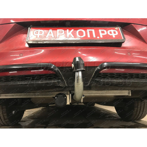 K047A GALIA Полностью оцинкованный фаркоп на Kia ProCeed 2018-. Тип шара: A. Установка без снятия и выреза бампера. Нагрузки: 1600/85 кг, масса фаркопа 14,82 кг