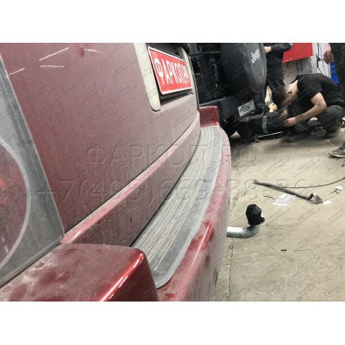 R050A GALIA Полностью оцинкованный фаркоп на Land Rover Range Rover III 2002-2013. Тип шара: A. Без выреза бампера. Нагрузки: 3500/150 кг, масса фаркопа 25,5 кг