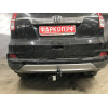 H104-A Лидер-плюс ТСУ для Honda CR-V 2012-2017. Требуется подрезка пластиковой защиты бампера. Нагрузки: 1500/75 кг, масса фаркопа 16,36 кг (без электрики в комплекте)