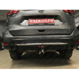 N055A GALIA Полностью оцинкованный фаркоп на Nissan X-Trail T32 2014-2022, Renault Koleos 2016-2020. Тип шара: A. Без выреза бампера. Нагрузки: 2000/100 кг, масса фаркопа 20,72 кг