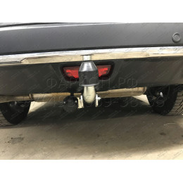 N055A GALIA Полностью оцинкованный фаркоп на Nissan X-Trail T32 2014-2022, Renault Koleos 2016-2020. Тип шара: A. Без выреза бампера. Нагрузки: 2000/100 кг, масса фаркопа 20,72 кг
