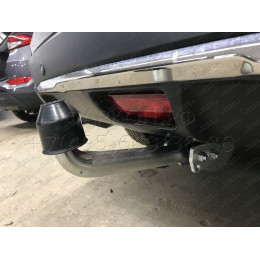 N055A GALIA Полностью оцинкованный фаркоп на Nissan X-Trail T32 2014-2022, Renault Koleos 2016-2020. Тип шара: A. Без выреза бампера. Нагрузки: 2000/100 кг, масса фаркопа 20,72 кг