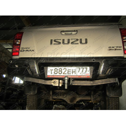 FA 0996-E Бизон Фаркоп на Isuzu D-MAX 2012-2021 без подрезки бампера. Тип шара: E (легкосъемный шар под квадрат). Нагрузки: 3500/120 кг. Не комплектуется электр