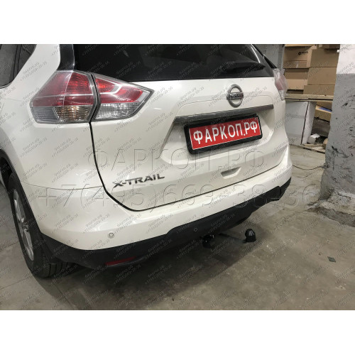 N055A GALIA Полностью оцинкованный фаркоп на Nissan X-Trail T32 2014-2022, Renault Koleos 2016-2020. Тип шара: A. Без выреза бампера. Нагрузки: 2000/100 кг, масса фаркопа 20,72 кг