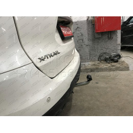 N055A GALIA Полностью оцинкованный фаркоп на Nissan X-Trail T32 2014-2022, Renault Koleos 2016-2020. Тип шара: A. Без выреза бампера. Нагрузки: 2000/100 кг, масса фаркопа 20,72 кг
