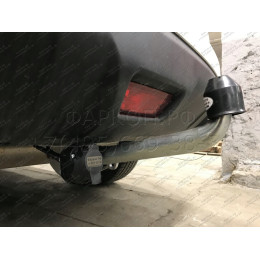 N055A GALIA Полностью оцинкованный фаркоп на Nissan X-Trail T32 2014-2022, Renault Koleos 2016-2020. Тип шара: A. Без выреза бампера. Нагрузки: 2000/100 кг, масса фаркопа 20,72 кг