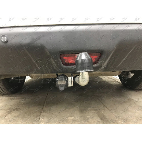 N055A GALIA Полностью оцинкованный фаркоп на Nissan X-Trail T32 2014-2022, Renault Koleos 2016-2020. Тип шара: A. Без выреза бампера. Нагрузки: 2000/100 кг, масса фаркопа 20,72 кг