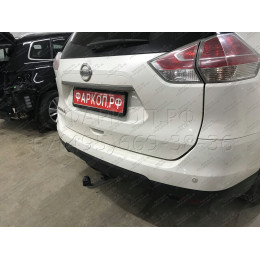 N055A GALIA Полностью оцинкованный фаркоп на Nissan X-Trail T32 2014-2022, Renault Koleos 2016-2020. Тип шара: A. Без выреза бампера. Нагрузки: 2000/100 кг, масса фаркопа 20,72 кг