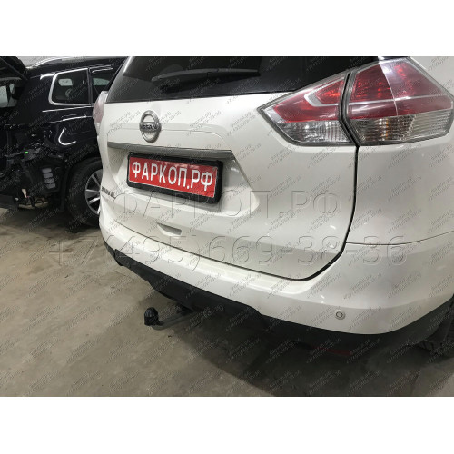 N055A GALIA Полностью оцинкованный фаркоп на Nissan X-Trail T32 2014-2022, Renault Koleos 2016-2020. Тип шара: A. Без выреза бампера. Нагрузки: 2000/100 кг, масса фаркопа 20,72 кг