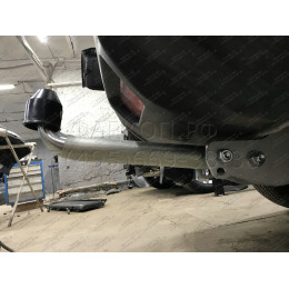 N055A GALIA Полностью оцинкованный фаркоп на Nissan X-Trail T32 2014-2022, Renault Koleos 2016-2020. Тип шара: A. Без выреза бампера. Нагрузки: 2000/100 кг, масса фаркопа 20,72 кг