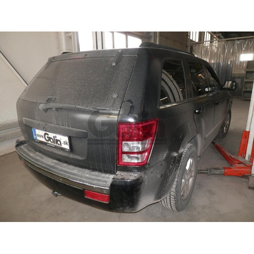 J006C GALIA Полностью оцинкованный фаркоп на Jeep Grand Cherokee WK 2005-2010, Jeep Commander 2006-2010. Подрозетник убирается за бампер. Тип шара: C (горизонтальный съемный). Требуется минимальная подрезка бампера. Нагрузки: 3500/150 кг, масса фаркопа 10