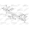 JW 03 AVTOS Фаркоп на Jeep Grand Cherokee WK2 2011-2021, кроме SRT8. Без выреза в бампере. Тип шара: A. Нагрузки: 2500/100 кг, масса фаркопа 18,5 кг (без электрики в комплекте)