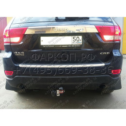 JW 03 AVTOS Фаркоп на Jeep Grand Cherokee WK2 2011-2021, кроме SRT8. Без выреза в бампере. Тип шара: A. Нагрузки: 2500/100 кг, масса фаркопа 18,5 кг (без электрики в комплек