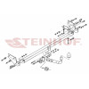 K-021 STEINHOF Фаркоп на Kia Soul 2008-2014 без снятия и подрезки бампера. Тип шара: A. Нагрузки: 1300/52 кг, масса фаркопа 20,3 кг (без электрики в комплекте)