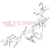 K-039 STEINHOF Фаркоп на Kia Sorento 2015-2020. Требуется подрезка бампера. Тип шара: A. Нагрузки: 2500/100 кг, масса фаркопа 20,5 кг (без электрики в комплекте)