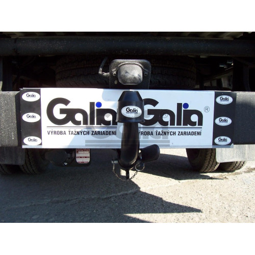 K026A GALIA Полностью оцинкованный фаркоп на Kia K2500 2003- (кроме 4x4), Kia Bongo 3 2006- (кроме 4x4). Тип шара: A. Установка без снятия и выреза бампера. Нагрузки: 1400/60 кг, масса фаркопа 16,76 кг
