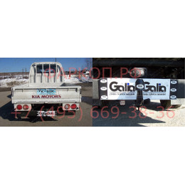 K026C GALIA Полностью оцинкованный фаркоп на Kia K2500 2003- (кроме 4x4), Kia Bongo 3 2006- (кроме 4x4). Тип шара: C (горизонтальный съемный). Установка без снятия и в
