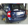 K032A GALIA Полностью оцинкованный фаркоп на Kia Carens 2006-2013. Тип шара: A. Невидимый вырез бампера. Нагрузки: 1500/75 кг, масса фаркопа 15,82 кг