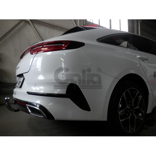K047A GALIA Полностью оцинкованный фаркоп на Kia ProCeed 2018-. Тип шара: A. Установка без снятия и выреза бампера. Нагрузки: 1600/85 кг, масса фаркопа 14,82 кг