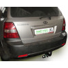 K107-A Лидер-плюс ТСУ для Kia Sorento 2006-2009. Требуется подрезка бампера. Нагрузки: 1300/75 кг, масса фаркопа 18 кг (без электрики в комплекте)