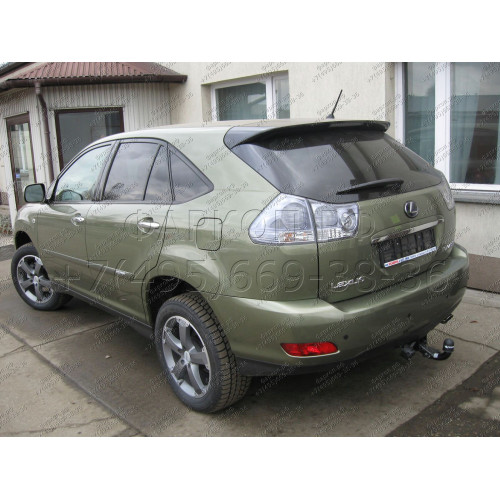 L-161 STEINHOF Фаркоп на Lexus RX 300, RX 350, 400h 2003-2009. Требуется подрезка бампера. Тип шара: A. Нагрузки: 2400/100 кг, масса фаркопа 26 кг (без электрики в комплекте)