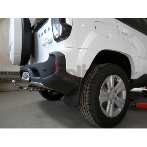 L028A GALIA Полностью оцинкованный фаркоп на Lada Niva Travel 2021-, Chevrolet Niva 2123 2008-2020, Lada Niva 2020-2021. Тип шара: A. Установка без снятия и выреза бампера. Нагрузки: 1400/80 кг, масса фаркопа 12,62 кг
