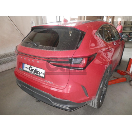 L030A GALIA Полностью оцинкованный фаркоп на Lexus NX350H 2022-, Lexus NX450H 2022-. Тип шара: A. Установка без снятия и выреза бампера. Нагрузки: 1600/100 кг, масса фаркопа 16,22 кг